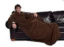 The Slanket Blanket- Adult Blanket in Chocolate Brown