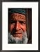 Bearded Afghan Man, Looking at Camera, Mazar-E Sharif, Afghanistan Framed Photographic Poster Print by Stephane Victor, 17x21