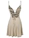 Awesome21 Women's Sexy Swing Lace up Cross Back Mini Dress