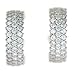 Vilma Righi Ohrstecker mit 120 Zirkonia 925/Sterlingsilber rhodiniert,