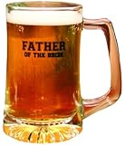 Hortense B. Hewitt Wedding Accessories Glass Mug, Father of the Bride