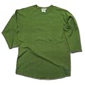 A HOPE HEMP(ア ホープ ヘンプ) BASEBALL 3/4 TEE ラグラン ベースボールTシャツ / ハーベスト
