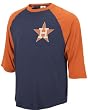 Houston Astros Cooperstown Rotation 3/4 Raglan Sleeve Jersey Shirt