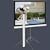 Elite Screens Tripod Portable Projection Screen, 1:1 Aspect Ratio-99in (Max White)
