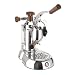 La Pavoni PSW-16 Stradavari 16-Cup Espresso Machine, Chrome with Wood Handles