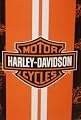 Harley Davidson Racing Stripe Fleece Blanket
