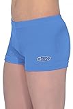 Smooth Velour Hipster Gymnastics Shorts 30 Royal