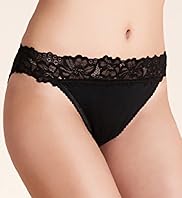 5 Pack Cotton Rich Lace Waist High Leg Knickers