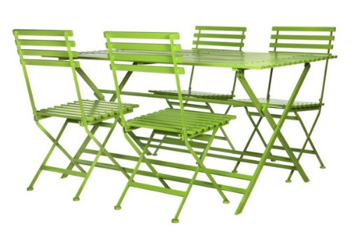 Canterbury 5 Piece Furniture Set - Green - Garden Furniture/Seating/Table & Chairs top Bistro sets Canterbury 5 Piece Furniture Set - Green - Garden Furniture/Seating/Table & Chairs picture