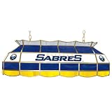 NHL Buffalo Sabres Stained Glass 40 inch Lighting Fixture - Game Room Products Tiffany Lamps NHL - Hockey