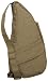 AmeriBag Classic Distressed Nylon Healthy Back Bag tote Small,Taupe,one size