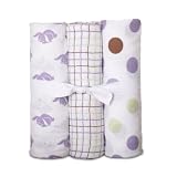 Luna Lullaby Soothing Swaddle Blanket - Bunny Love... by Luna Lullaby