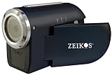 IMAGE OF Zeikos ZE-SDCZ10-BK Digital Camcorder (Black)