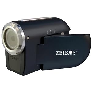 Zeikos ZE-SDCZ10-BK Digital Camcorder (Black) by Zeikos