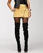 Suede Zip Mini Skirt main image