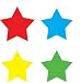 CARSON DELLOSA CD-2177 CHART SEALS STARS MULTICOLOR 810 PACK ACID AND LIGNIN FREE
