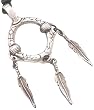 Indian Style Dreamcatcher Real Pewter Pendant Necklace