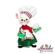 10" Ribbon Candy Girl Mouse By Annalee