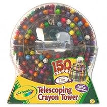 Crayola 150-Count Telescoping Crayon Tower