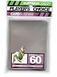Player's Choice Silver Sleeves (Pack of 60) Standard Size Deck Protectors - Ideal for YuGiOh!, Pokemon, Magic: The Gathering, World of Warcraft Trading Card Games
