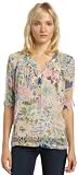 Lucky Brand Womens Claire Printed Silk Chiffon Top