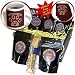 Doreen Erhardt Cat Breed Collection - Abyssinian Love Cat Breed in Cheetah Print and Red - Coffee Gift Baskets - Coffee Gift Basket