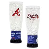 MLB Atlanta Braves 16-Ounce Crystal Freezer Pilsner