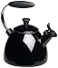 Le Creuset Halo Enamel-on-Steel 1-1/2-Quart Kettle, Black