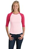 Ladies 3/4 Sleeve Raglan Tee Shirt
