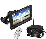Zoom Produkt-Bild: Auto LKW Funk R&uuml;ckfahrsystem R&uuml;ckfahrkamera + 7' (17,8cm) Monitor 12V 24V