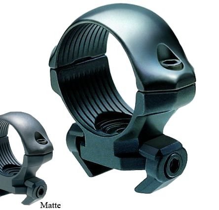 Millett Steel Angle-Loc Windage Adjustable Ring (1-Inch - High, Matte)