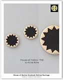 【House of Harlow1960】【ハウスオブハーロウ】Sunburst Button Earringsサンバーストボタンピアス【予約商品s】