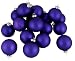 Club Pack of 48 Matte Royal Blue Glass Ball Christmas Ornaments 2