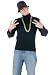 Rapper Kit Hip Hop Bling Bling 80s Gangsta Rap Run DMC Costume Accessories