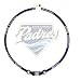 Phiten San Diago Padres MLB Titanium X30 22 Necklace