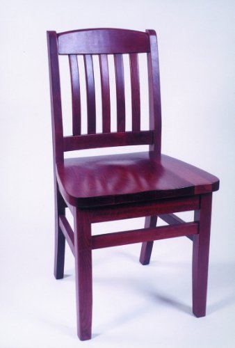 Bulldog Beech Wood Dining Room - Kitchen Side Chair - Mahogany