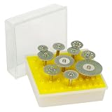 Buy 10 Diamond Tool Saw Cutter Blades w Mandrels for Dremel NIB