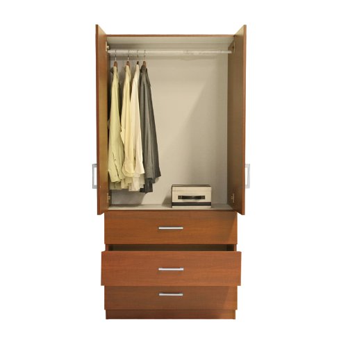 Alta Wardrobe Armoire 3 External Drawers Gfjhhgkjdxg