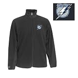 Tampa Bay Lightning NHL Sleet Polar Fleece Jacket (Black)