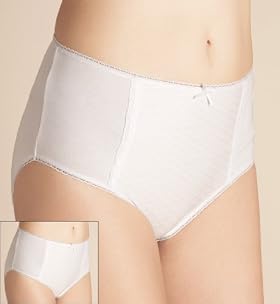 2 Pack Light Control Diamond Print Briefs