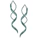 Niobium Spiral Earrings (Hand-crafted)