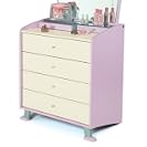 Girls Lilac Bedroom Furniture - Lilla Chest of Drawers