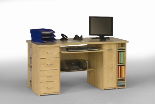 Maja 94485558 Computertisch 1.490 x 773 x 680 mm Ahorn hell-Nachbildung