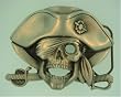 Pirate Skull Belt Bkl