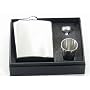 7oz Stainless Steel Flask Gift Set w/ Funnel & Cups