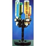 Bar Butler - 4er Flaschenhalter drehbar mit Portionierer und LED Beleuchtung