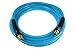 Coilhose Pneumatics PFE60254T Flexeel Reinforced Polyurethane Air Hose, 3/8-Inch ID, 25-Foot Length with (2) 1/4-Inch MPT Reusable Strain Relief Fittings, Transparent Blue