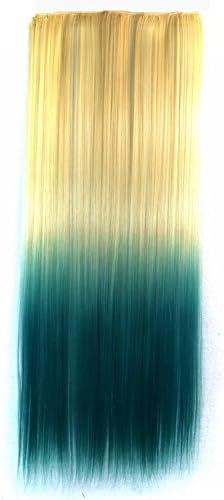 2014 New Ombre Clip on in Hair Extension Straight For Fashion Girls QZ002 (Color 3)