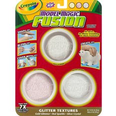 Crayola Model Magic Fusion 3-Count Textures - Glitter by