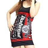 SEXYバドガール♪ミニスカワンピース/BudWeiser/黒ブラック/ec38【Julius】 ジャージ